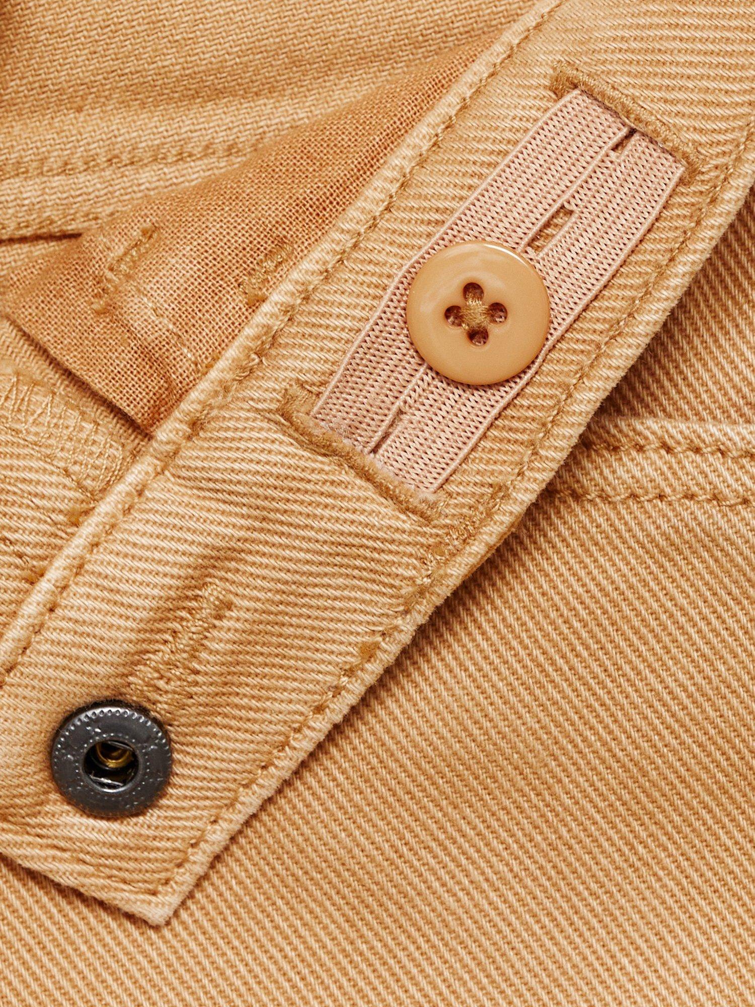 Product image 6 of 6, which shows Mango Kids' Bruno Straight Leg Chinos, Camel, 12-18 months