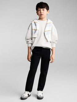 Mango Kids' Klaus Drawstring Combat Trousers, Black - view 2, Black