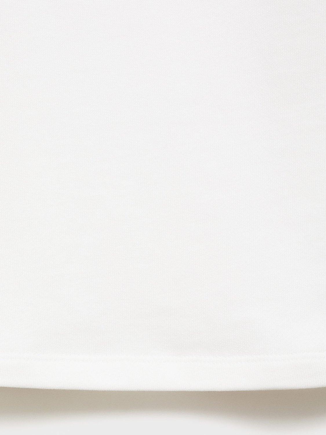 Product image 5 of 6, which shows Mango Kids' Guay Wide Leg Joggers, Natural White, 5 years
