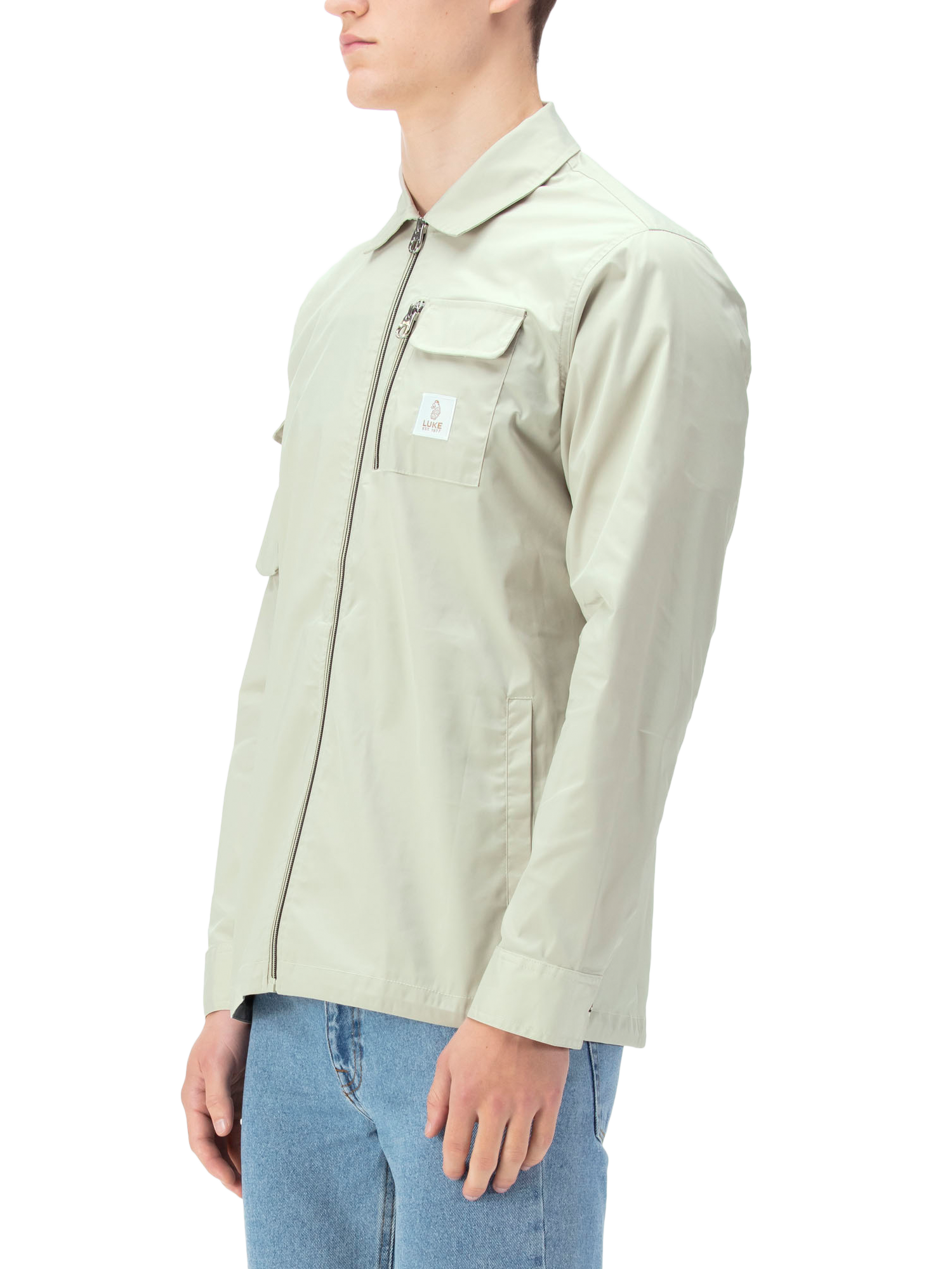 Product image 3 of 6, which shows LUKE 1977 Vietnam Technical Jacket, Pale Green, XS