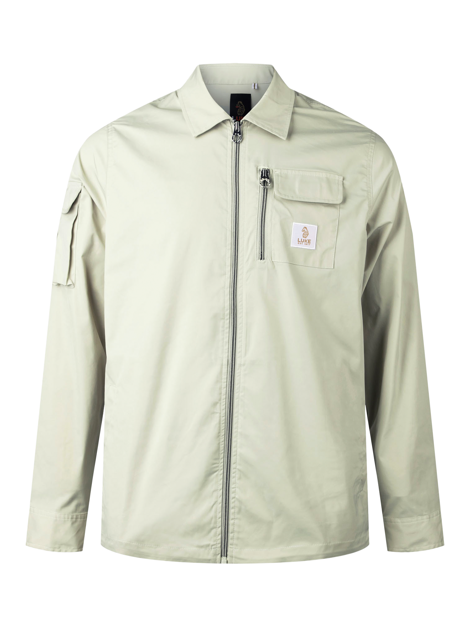 Product image 4 of 6, which shows LUKE 1977 Vietnam Technical Jacket, Pale Green, XS