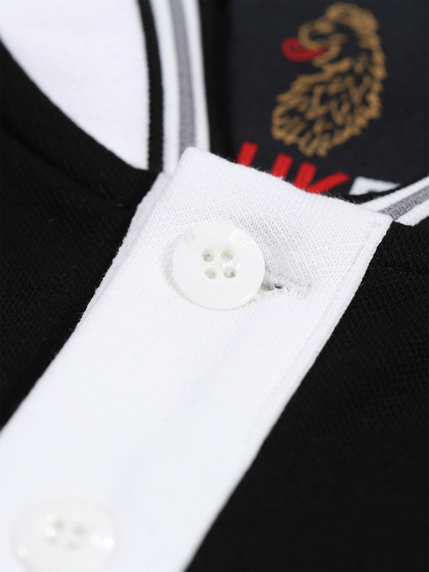 Product image 6 of 6, which shows LUKE 1977 Eric Polo Shirt, Black, XS