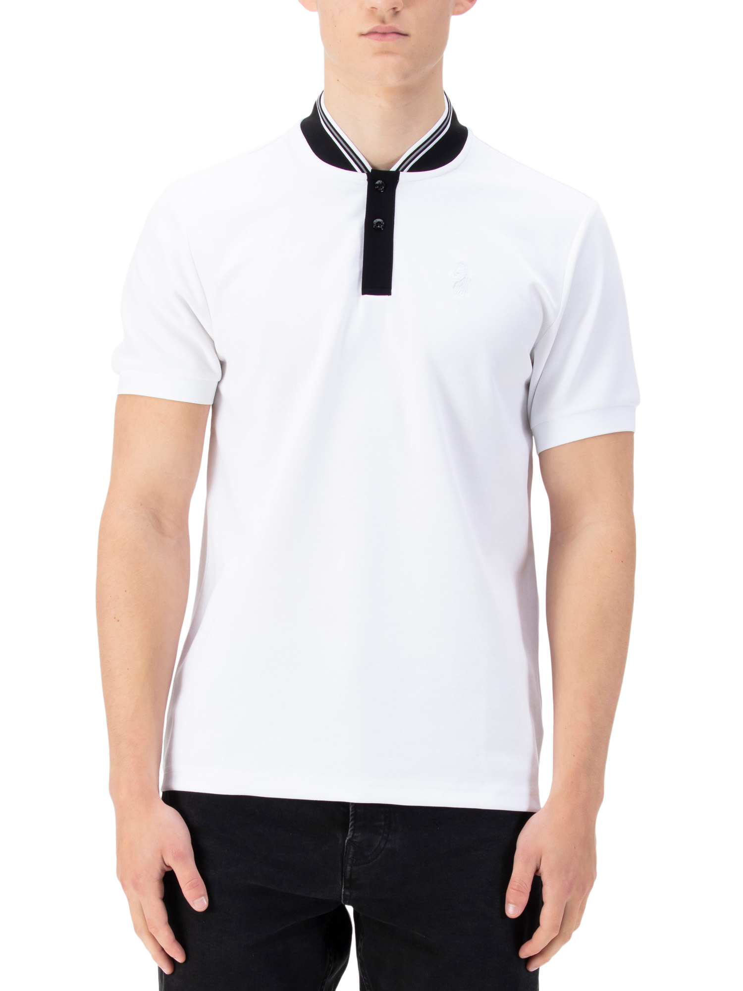 Product image 1 of 6, which shows LUKE 1977 Eric Polo Shirt, White, XS