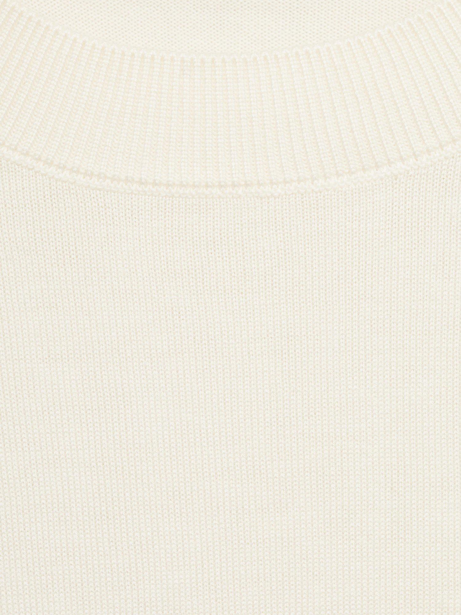 Product image 7 of 7, which shows Mango Luka Round Neck Jumper, Cream, XXXL