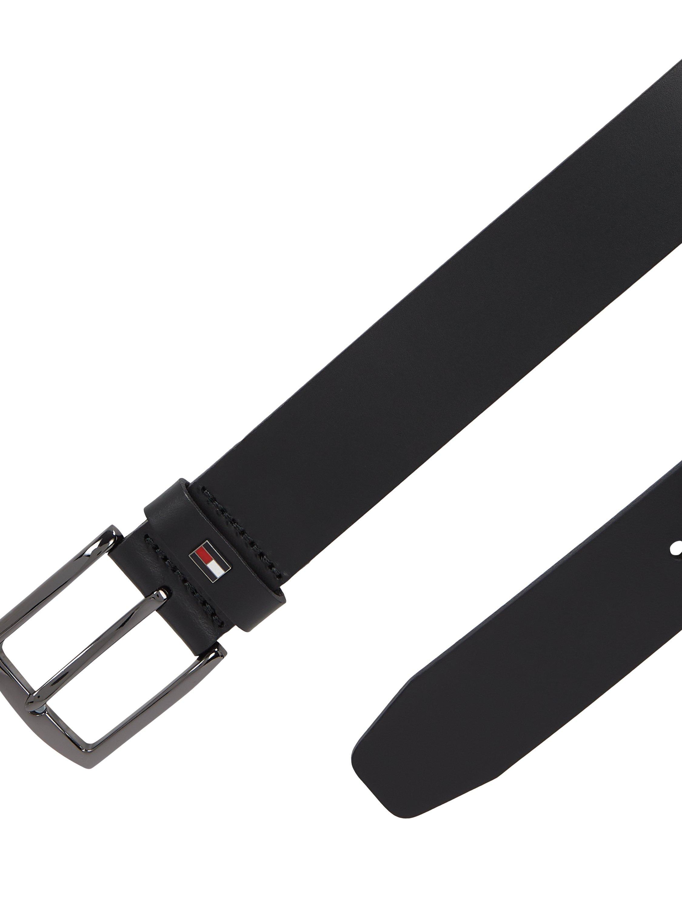 Product image 2 of 4, which shows Tommy Hilfiger Denton Leather Belt, Black, 31"/80cm