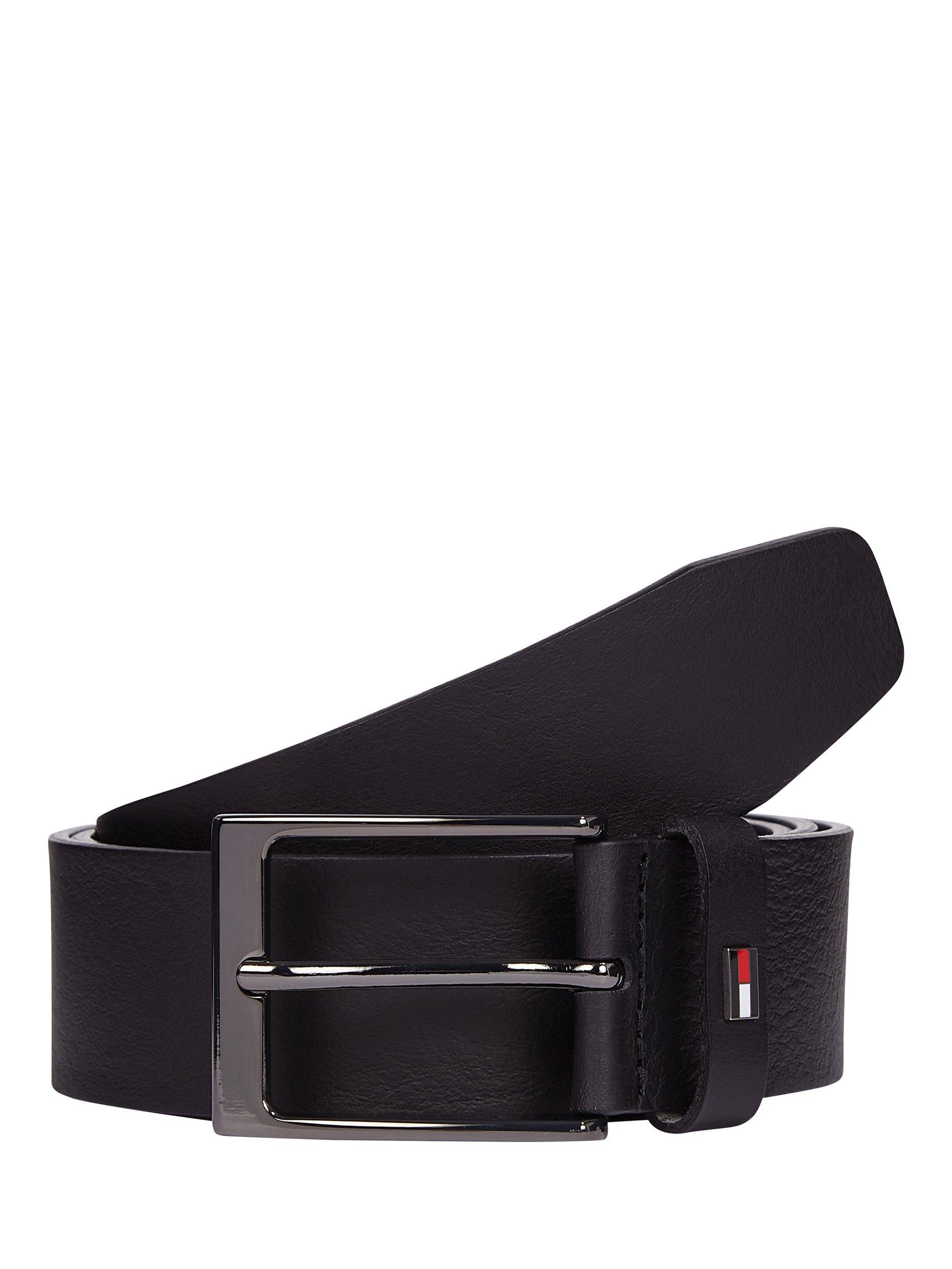 Product image 1 of 4, which shows Tommy Hilfiger Leather Belt, Black, 31