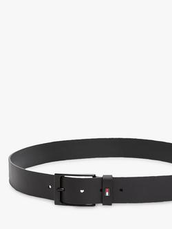 Tommy Hilfiger Leather Belt, Black - view 2, Black
