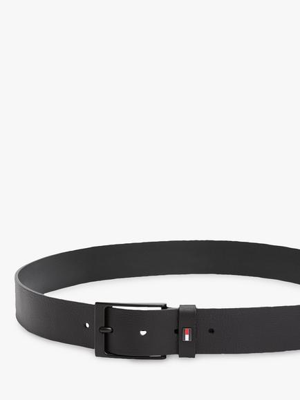 Tommy Hilfiger Leather Belt, Black - view 2, Black