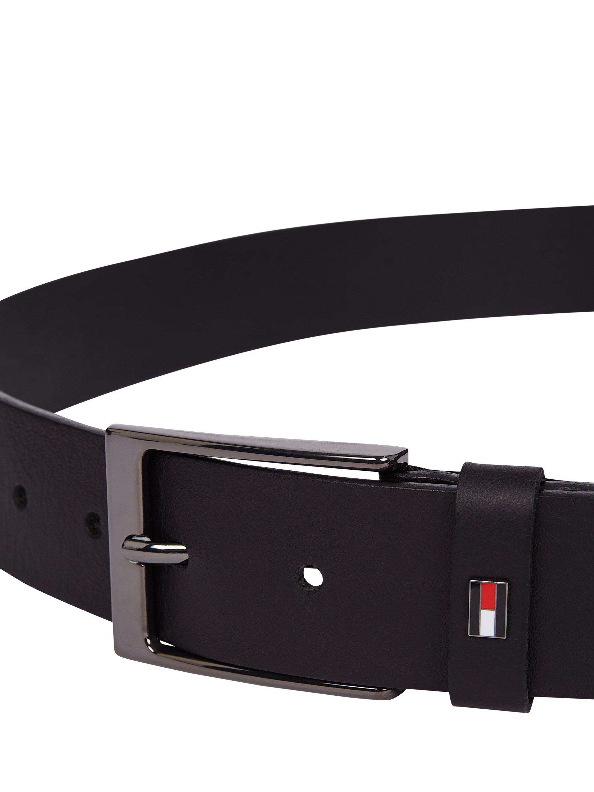 Product image 3 of 4, which shows Tommy Hilfiger Leather Belt, Black, 31