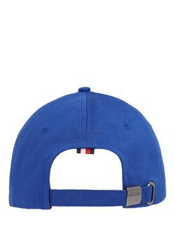 Tommy Hilfiger Corporate Cotton Logo Baseball Cap - view 2, Blue