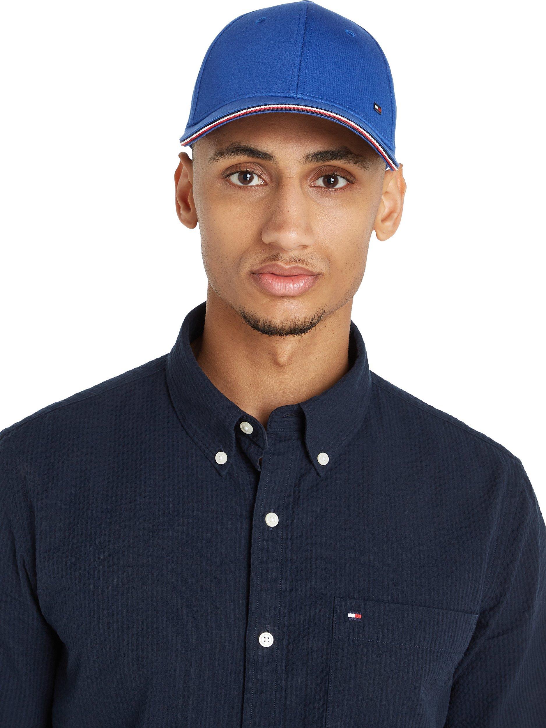 Product image 4 of 4, which shows Tommy Hilfiger Corporate Cotton Logo Baseball Cap, Wedge Blue, One Size