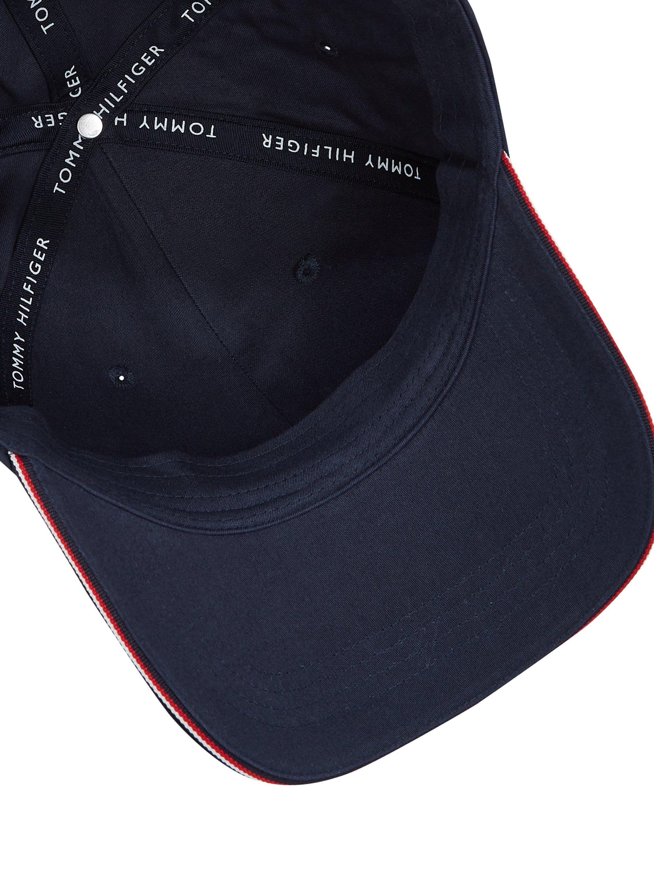 Product image 3 of 6, which shows Tommy Hilfiger Corporate Cotton Logo Baseball Cap, Military Denim, One Size