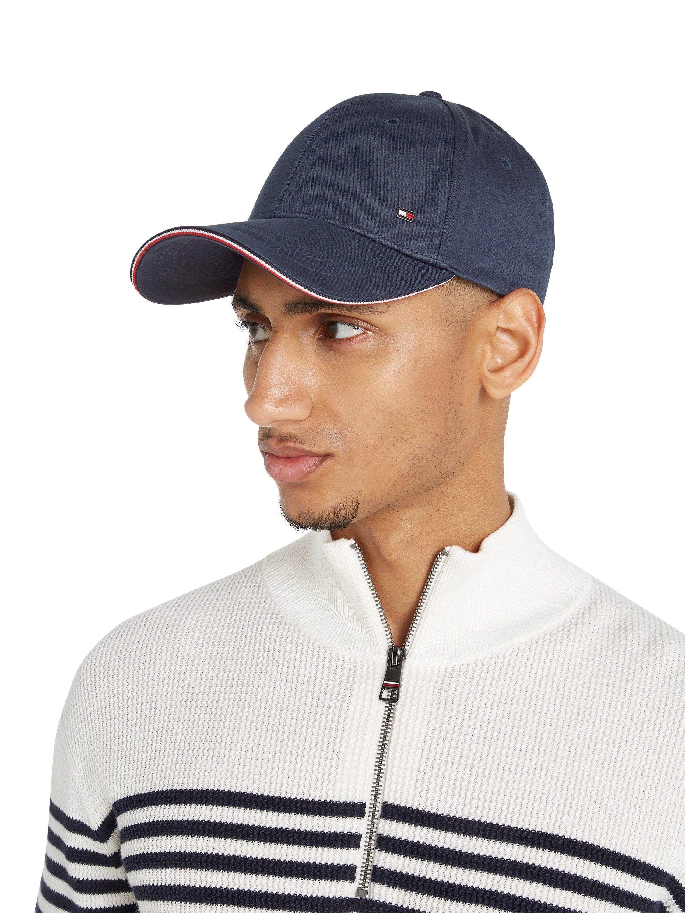 Product image 4 of 6, which shows Tommy Hilfiger Corporate Cotton Logo Baseball Cap, Military Denim, One Size