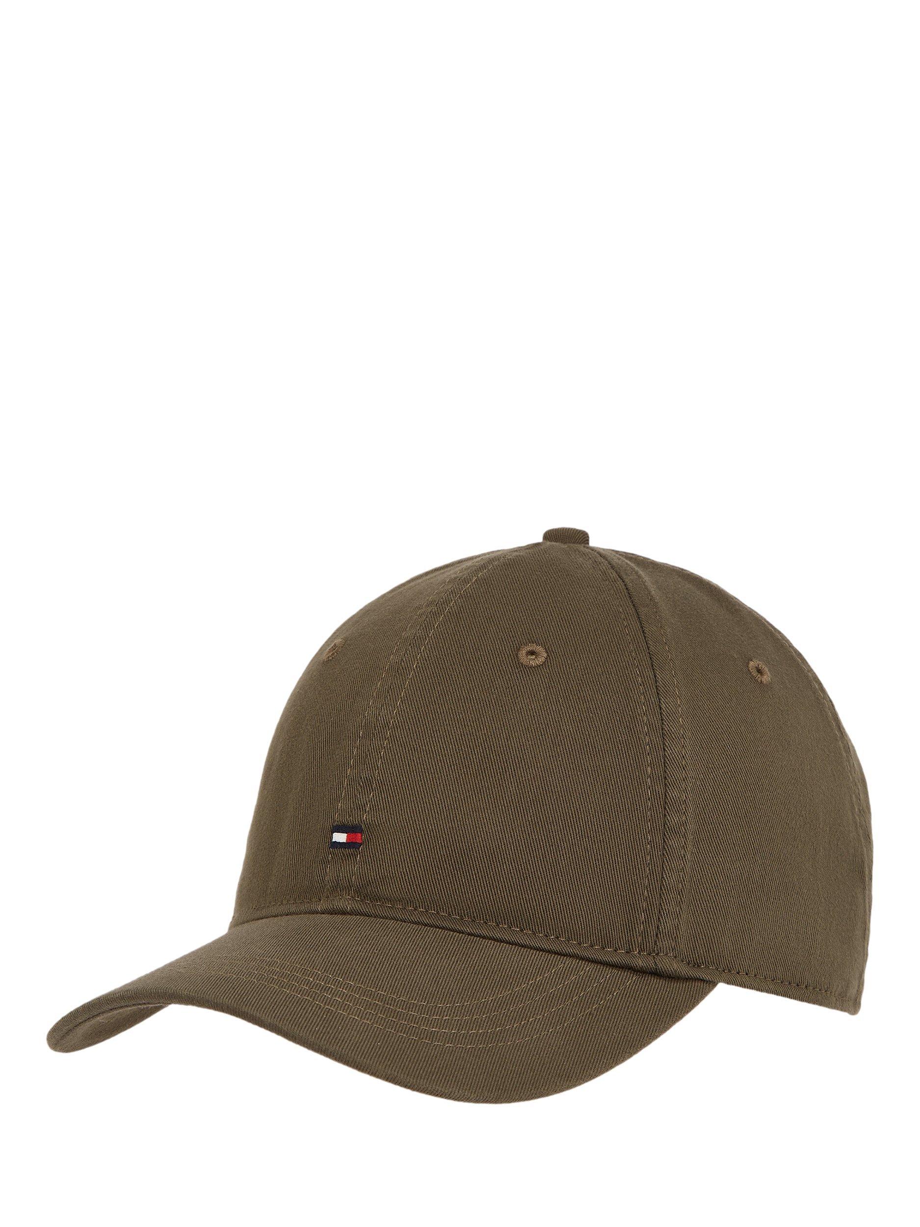 Product image 1 of 4, which shows Tommy Hilfiger Flag Logo Baseball Cap, Green, One Size