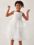 Monsoon Kids' Flower Girl Dress, Ivory