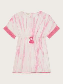 Monsoon Kids' Tie Dye Kaftan, Pink, Pink