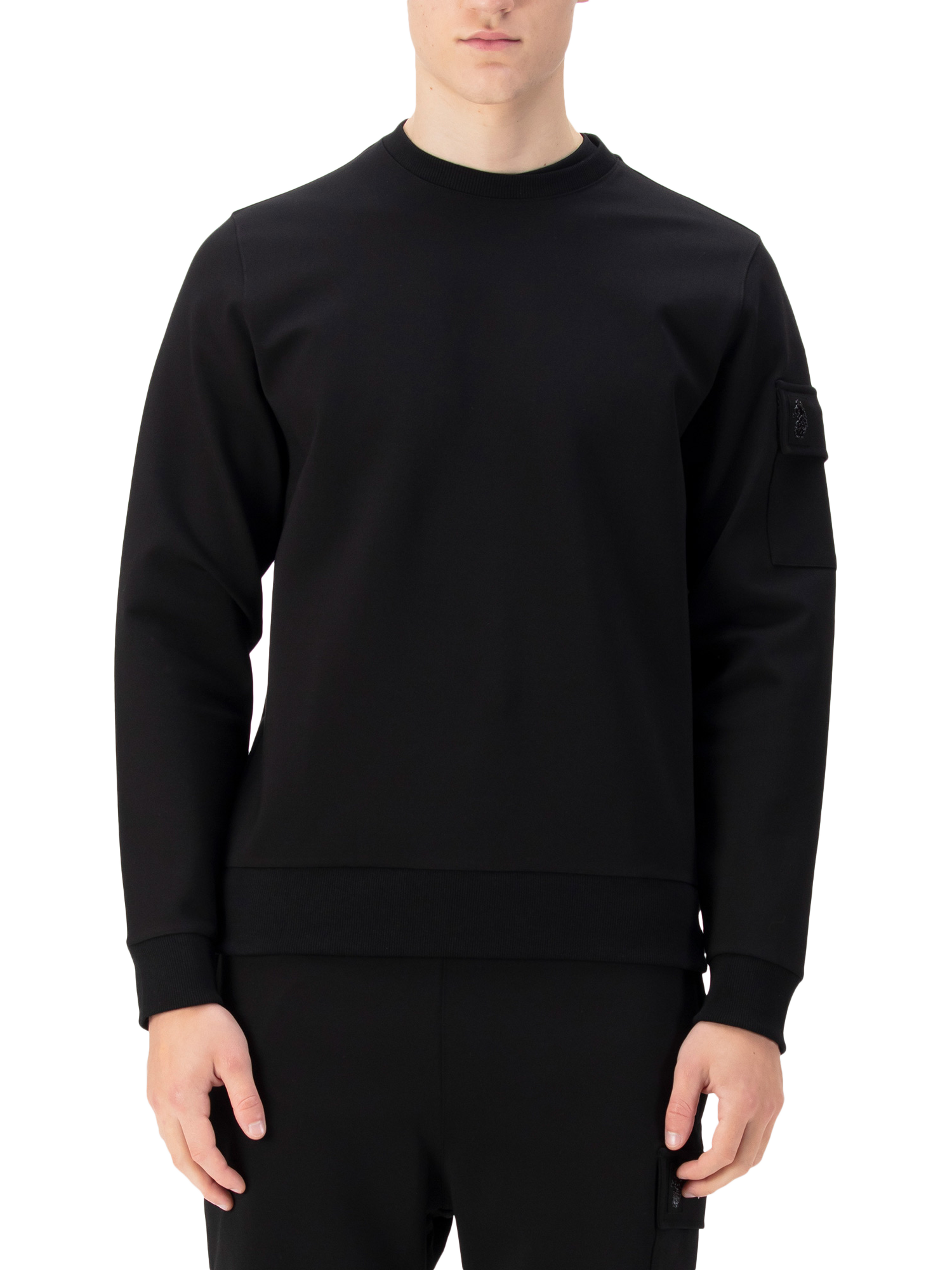 Product image 1 of 5, which shows LUKE 1977 Magnate Premium Sweatshirt, Black, XS