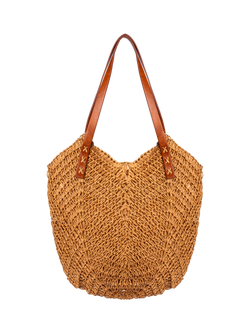 Bloom & Bay Leonie Woven Bag, Natural