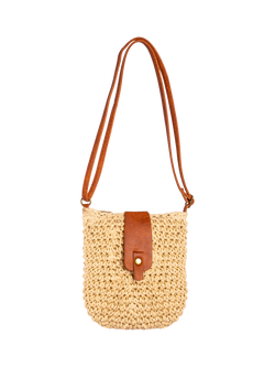 Bloom & Bay Ella Shoulder Bag, Cream, Cream