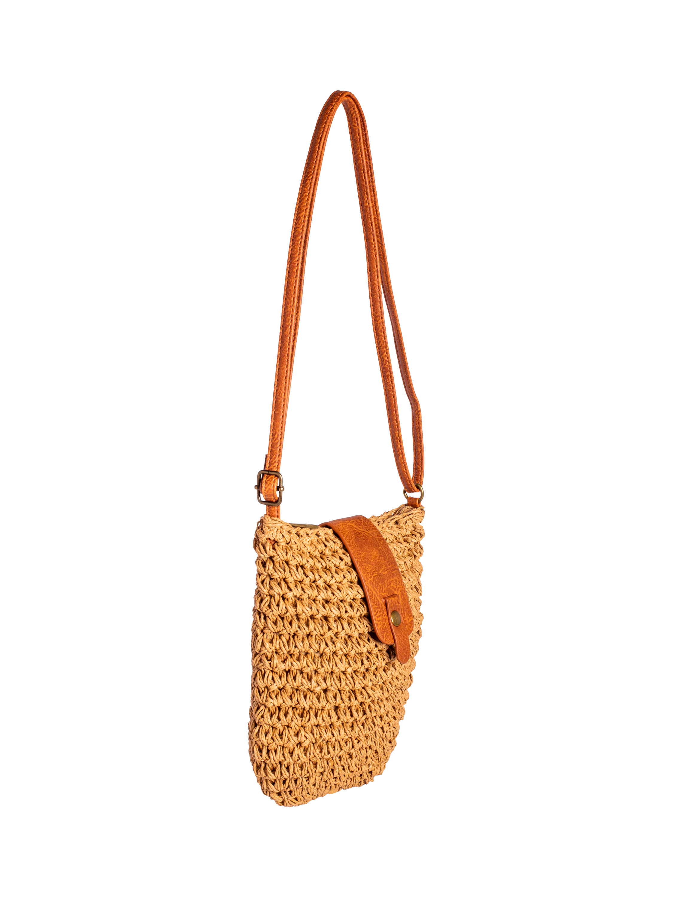 Product image 2 of 4, which shows Bloom & Bay Ella Shoulder Bag, Natural