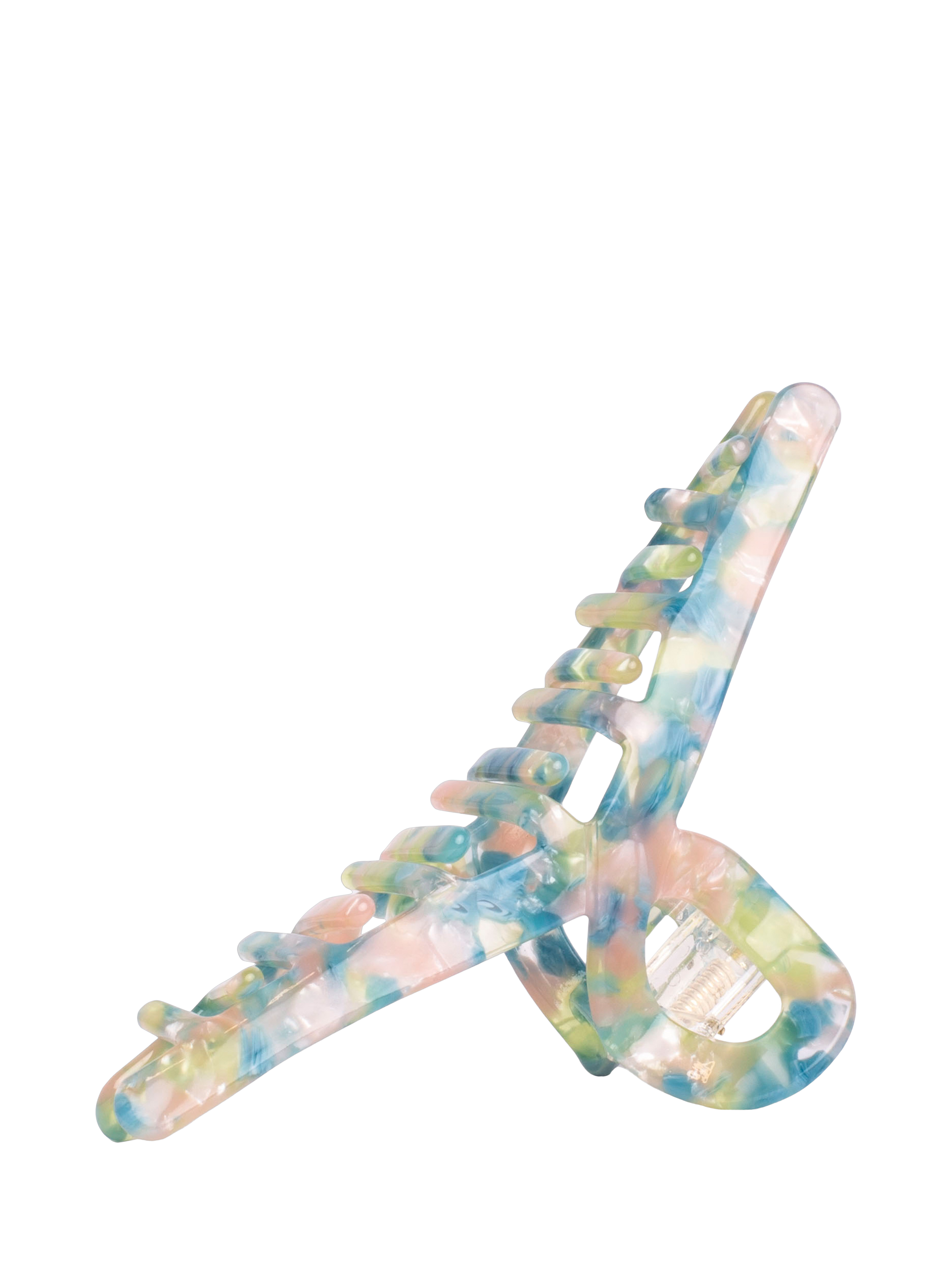 Product image 1 of 4, which shows Bloom & Bay Alexis Hair Claw Clip, Blue
