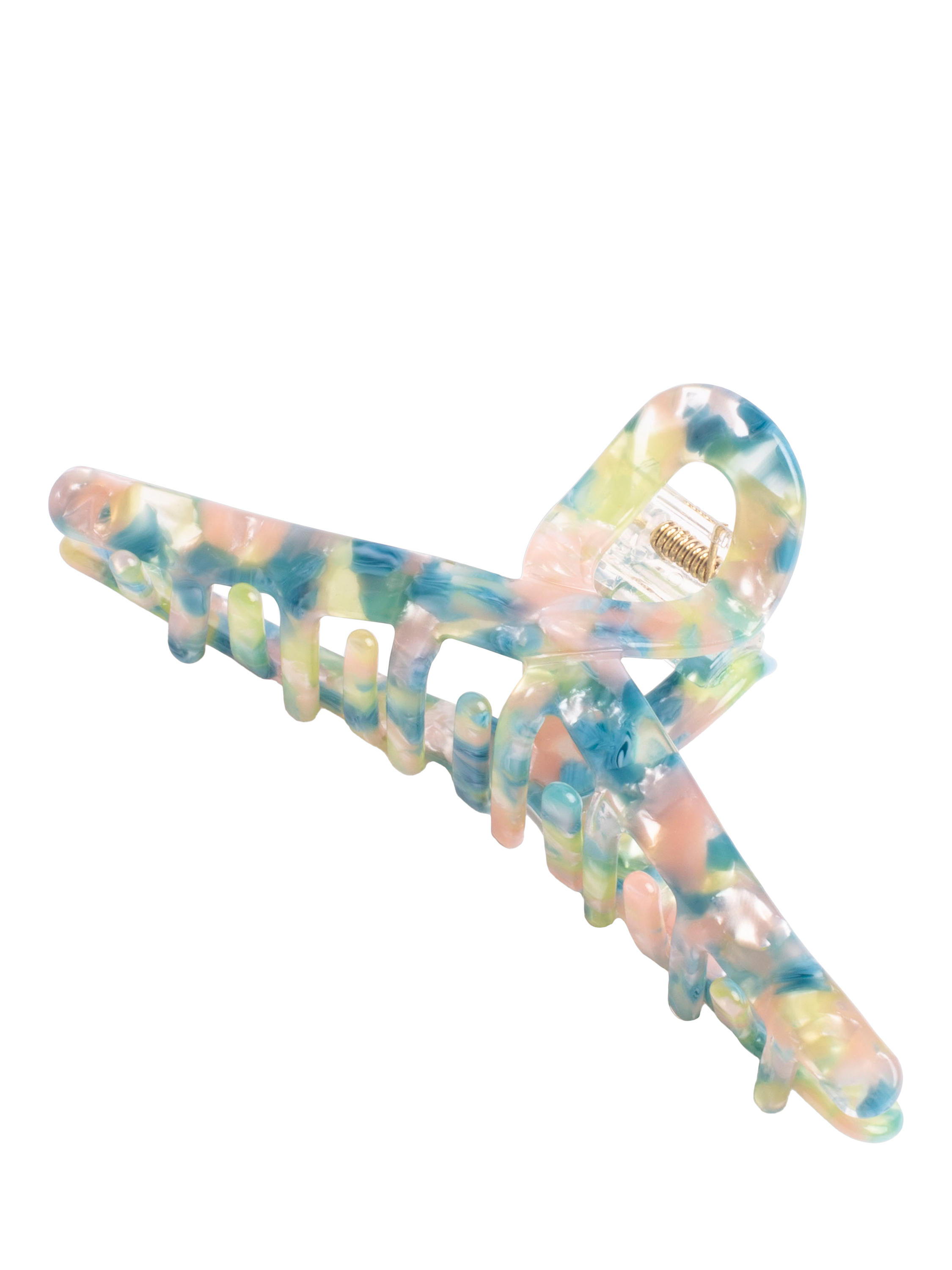 Product image 2 of 4, which shows Bloom & Bay Alexis Hair Claw Clip, Blue