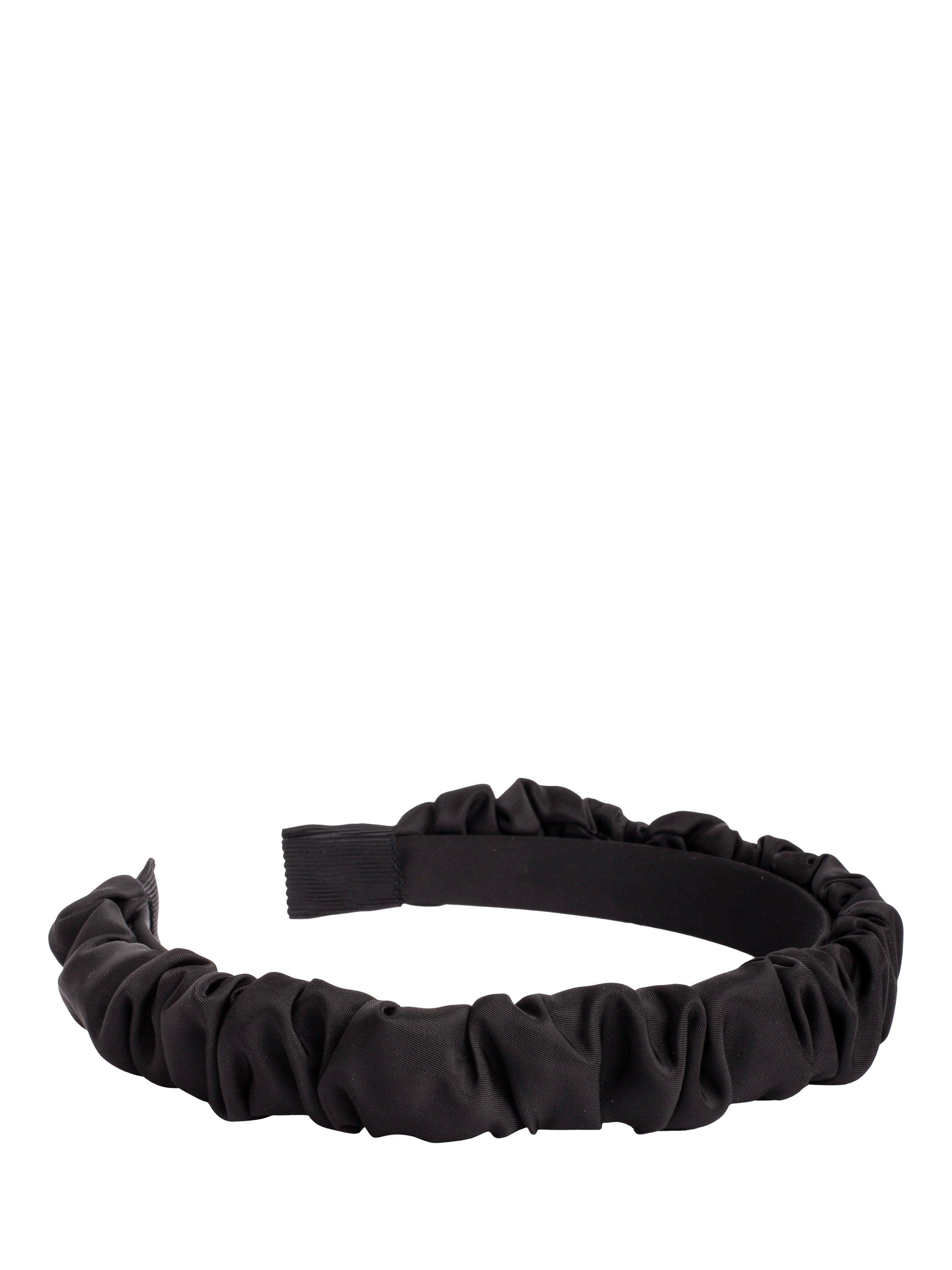Product image 1 of 4, which shows Bloom & Bay Elaine Ruched Headband, Black