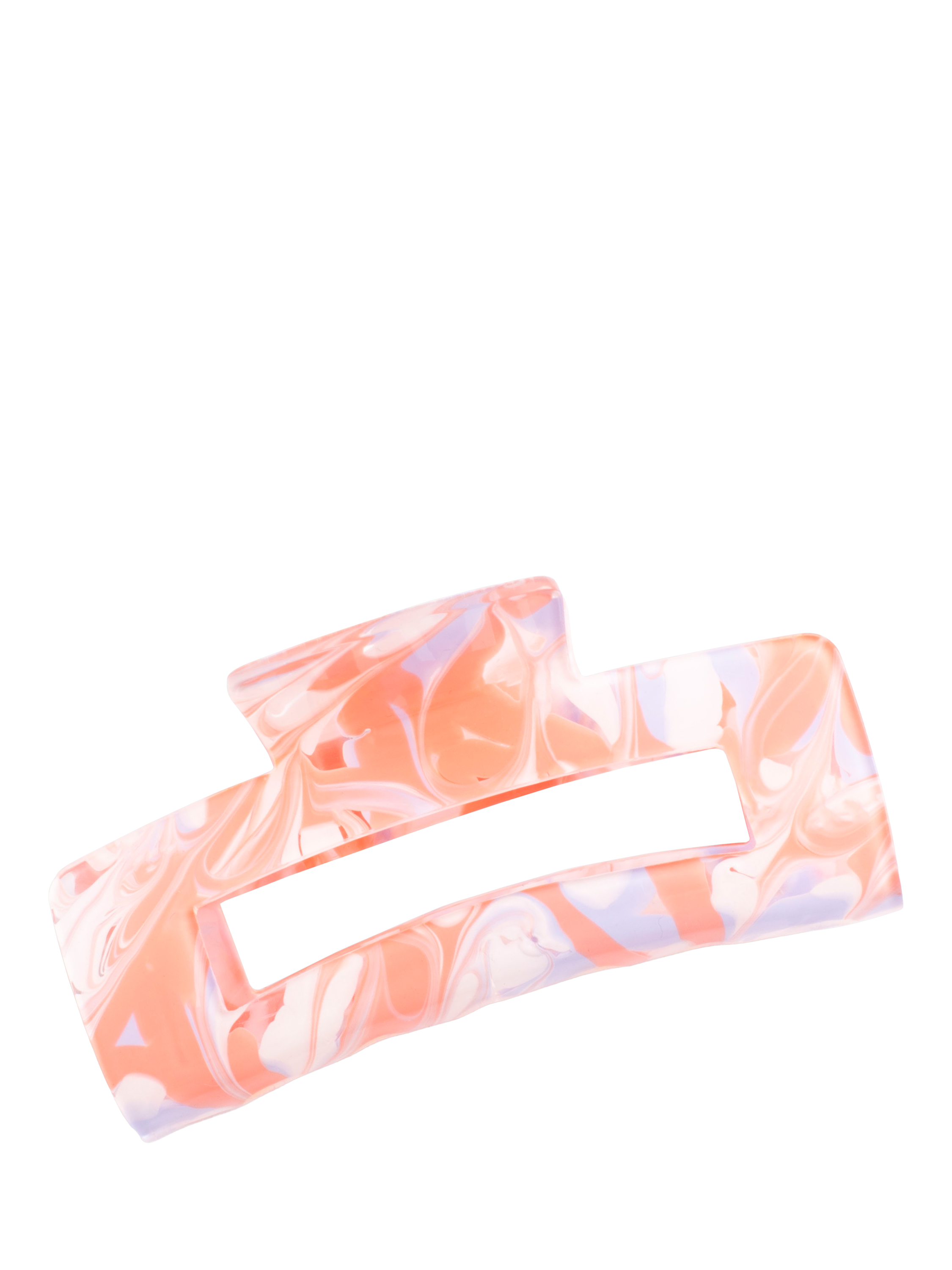 Product image 2 of 4, which shows Bloom & Bay Dahlia Hair Clip, Coral
