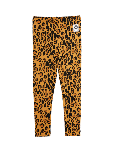 Mini Rodini Kids' Animal Leggings, Leopard Print, Leopard Print