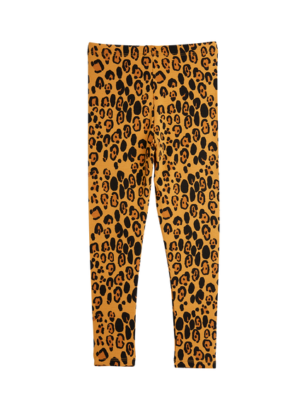Mini Rodini Kids' Animal Leggings, Leopard Print - view 2, Leopard Print