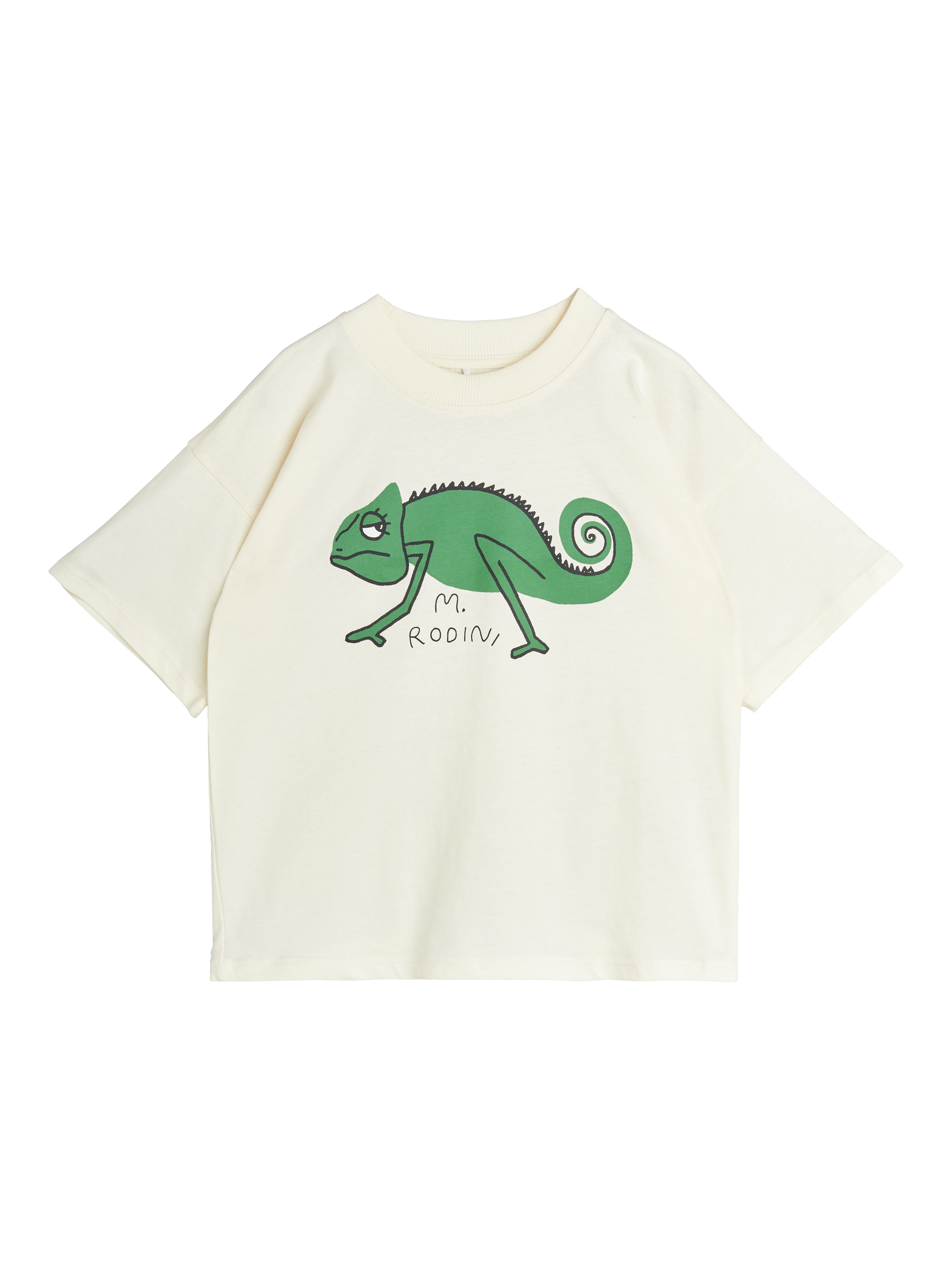 Mini Rodini Kids' Lizard T-Shirt, White