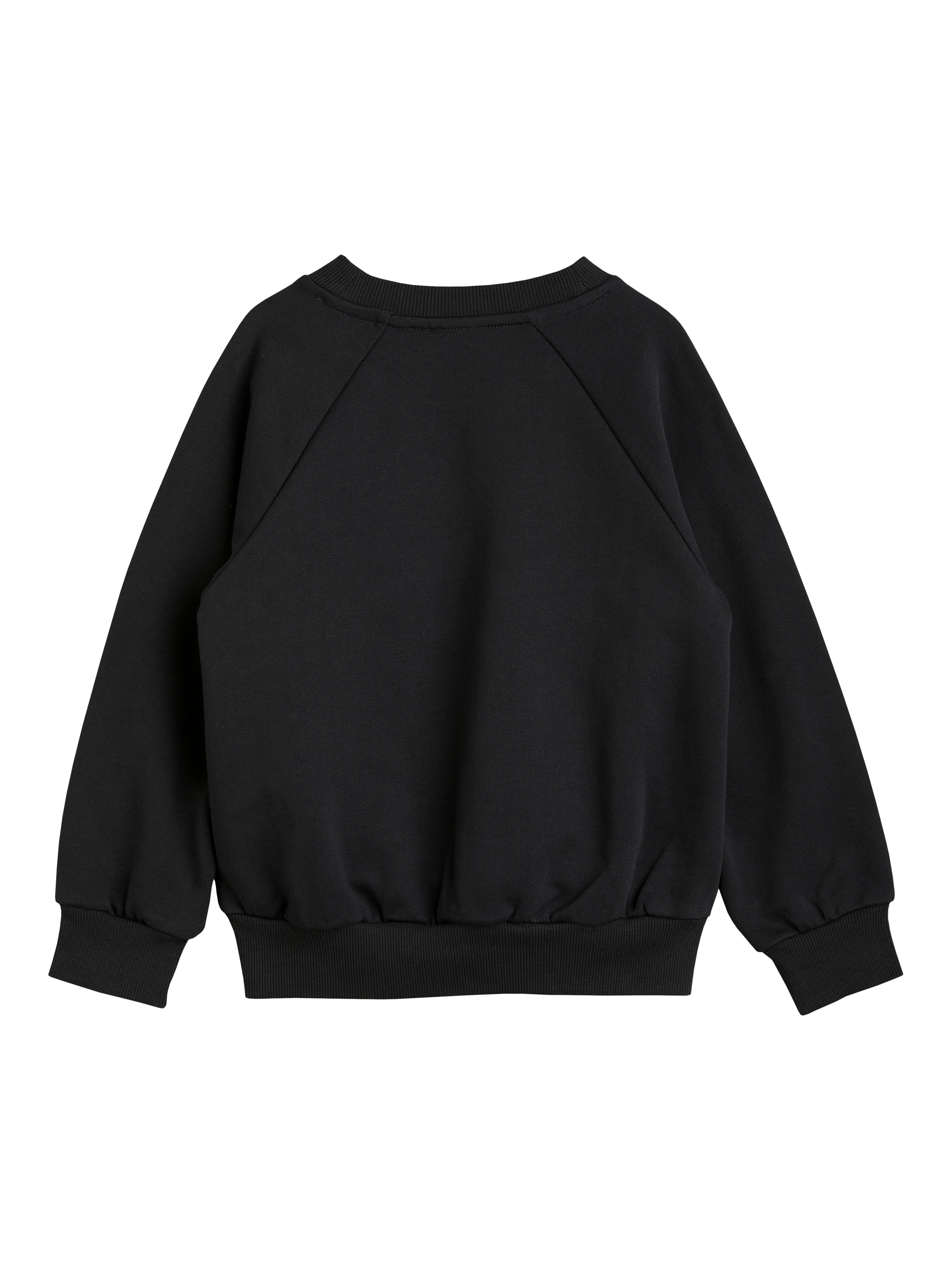 Product image 2 of 4, which shows Mini Rodini Kids' Organic Cotton Sweatshirt, Black, 1-4 months