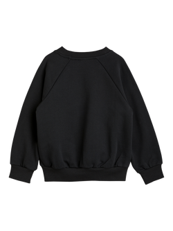 Mini Rodini Kids' Organic Cotton Sweatshirt, Black - view 2, Black