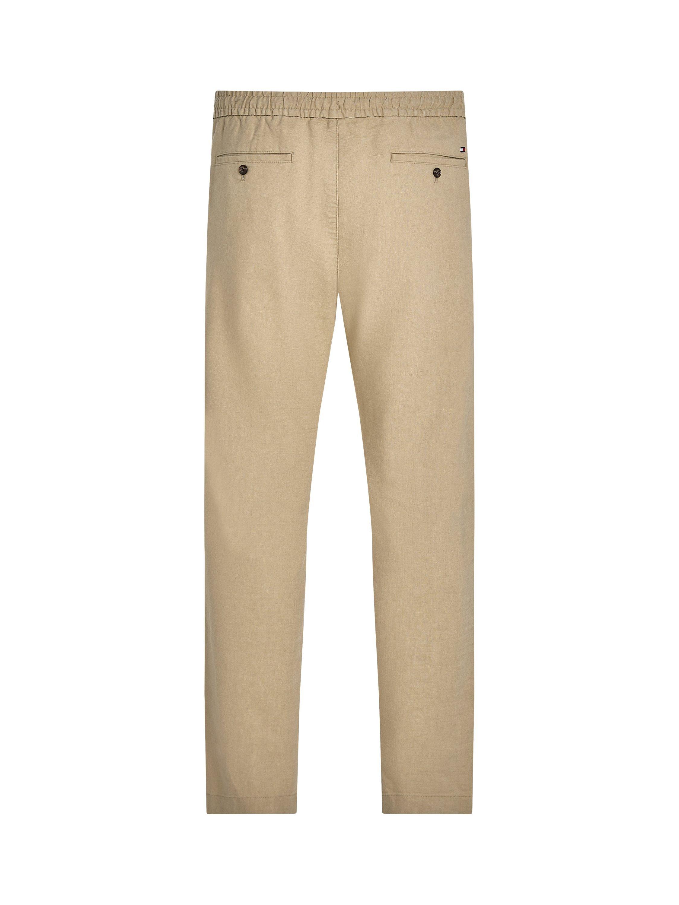 Product image 6 of 8, which shows Tommy Hilfiger Harlem Linen Blend Chinos, Sandalwood, 38R