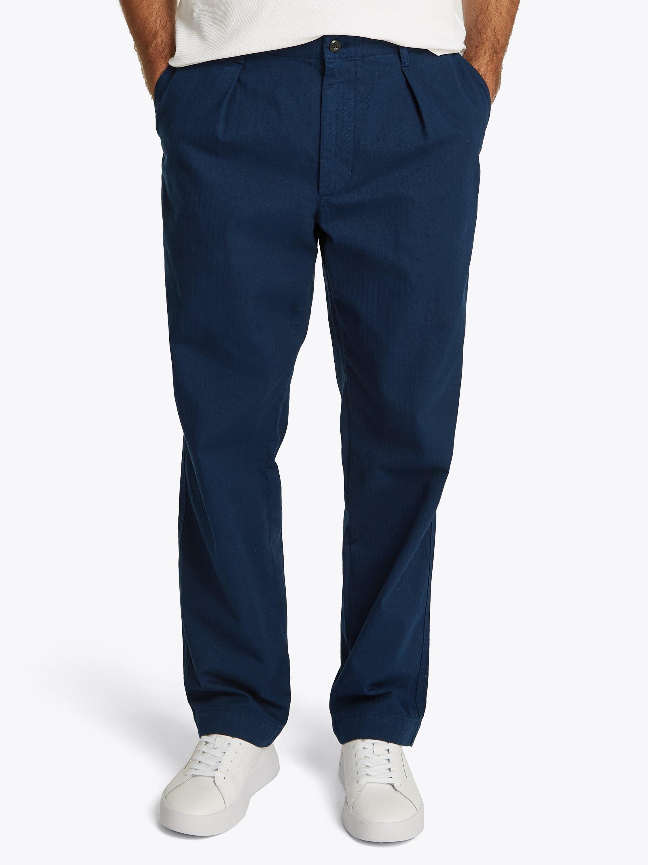 Product image 1 of 7, which shows Tommy Hilfiger Murray Wide Fit Chinos, Night Sky, 32S