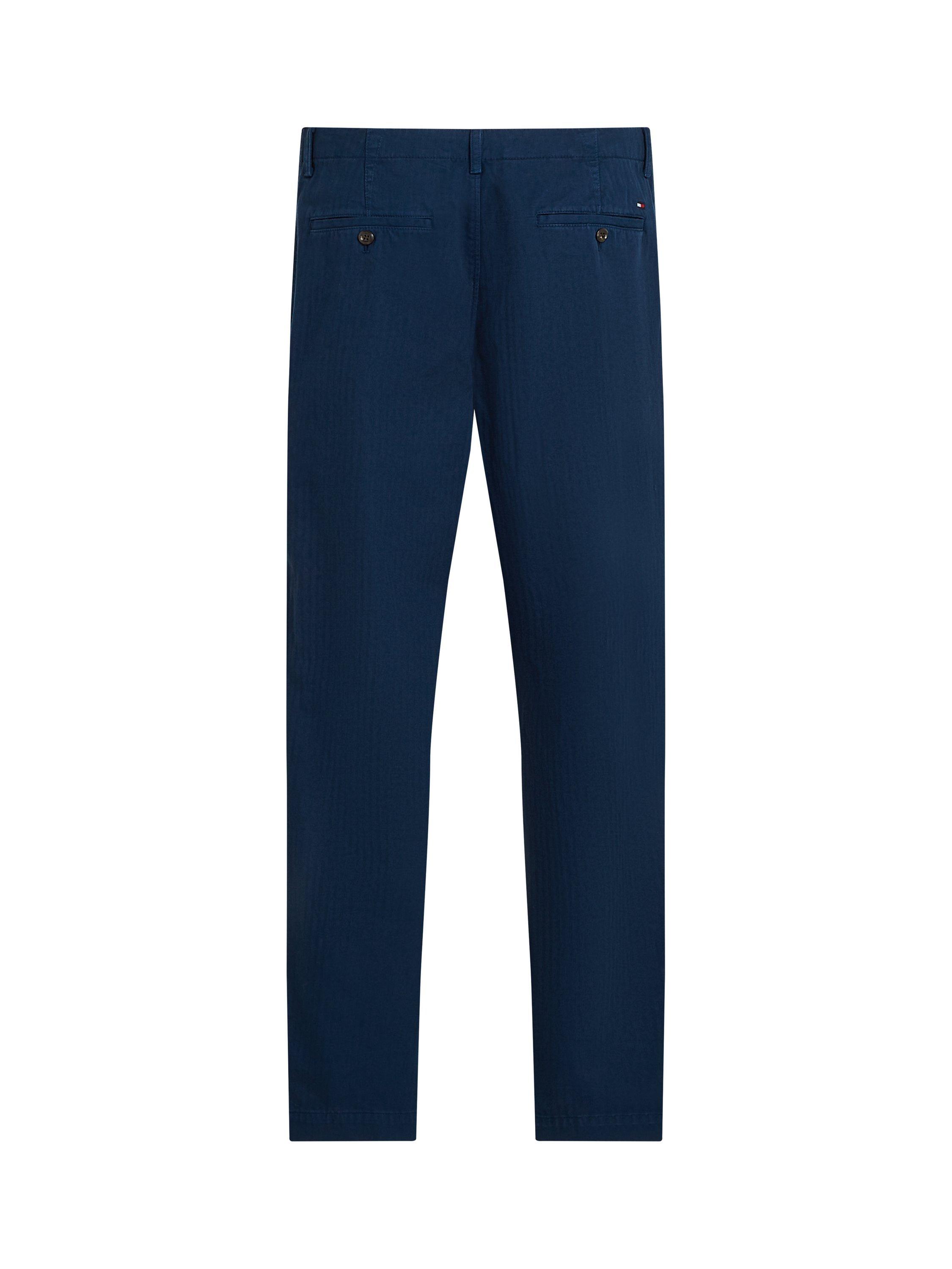 Product image 6 of 7, which shows Tommy Hilfiger Murray Wide Fit Chinos, Night Sky, 32S