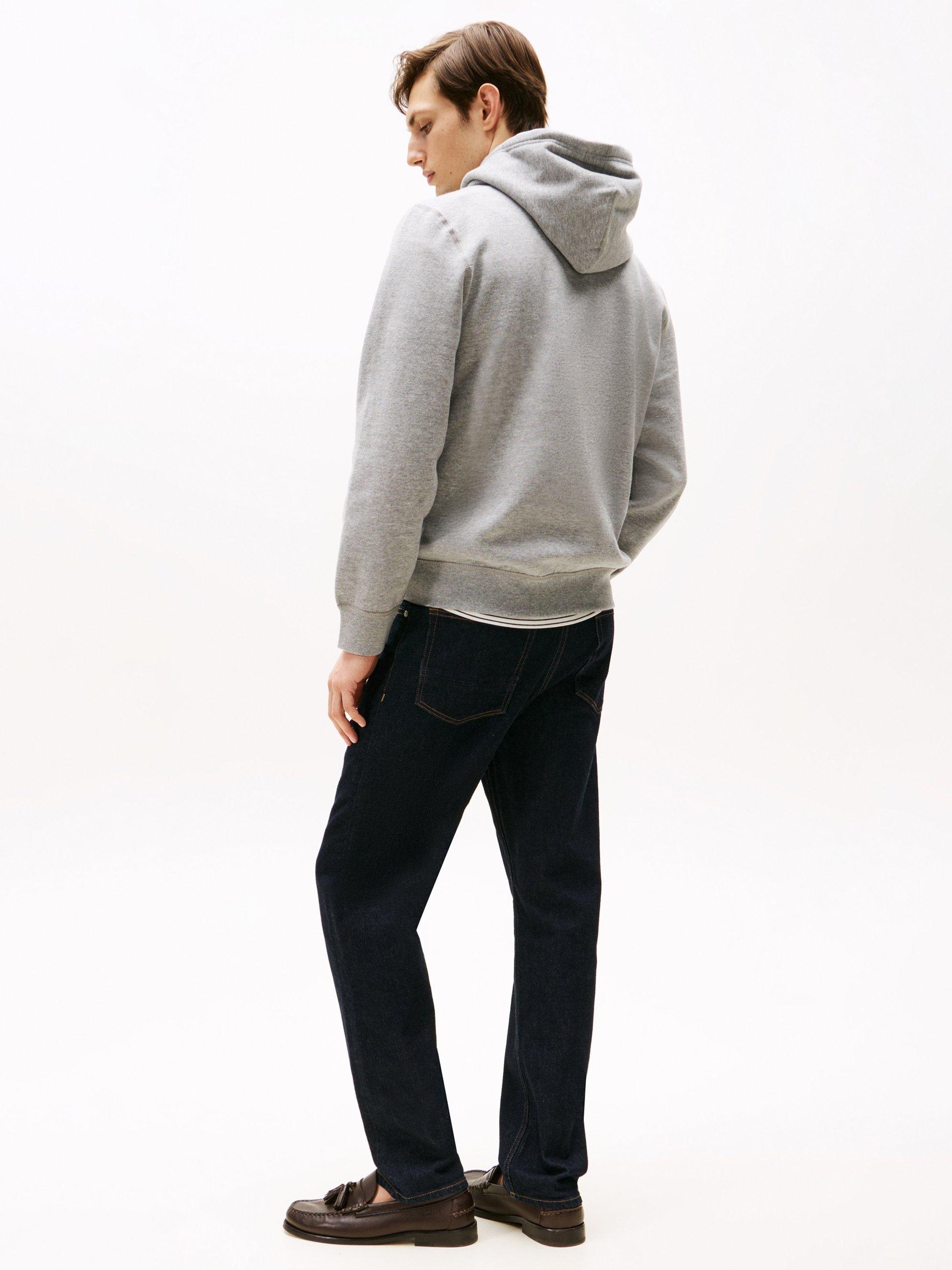 Product image 2 of 6, which shows Tommy Hilfiger Essential Fleece Hoodie, Medium Grey Heather, S