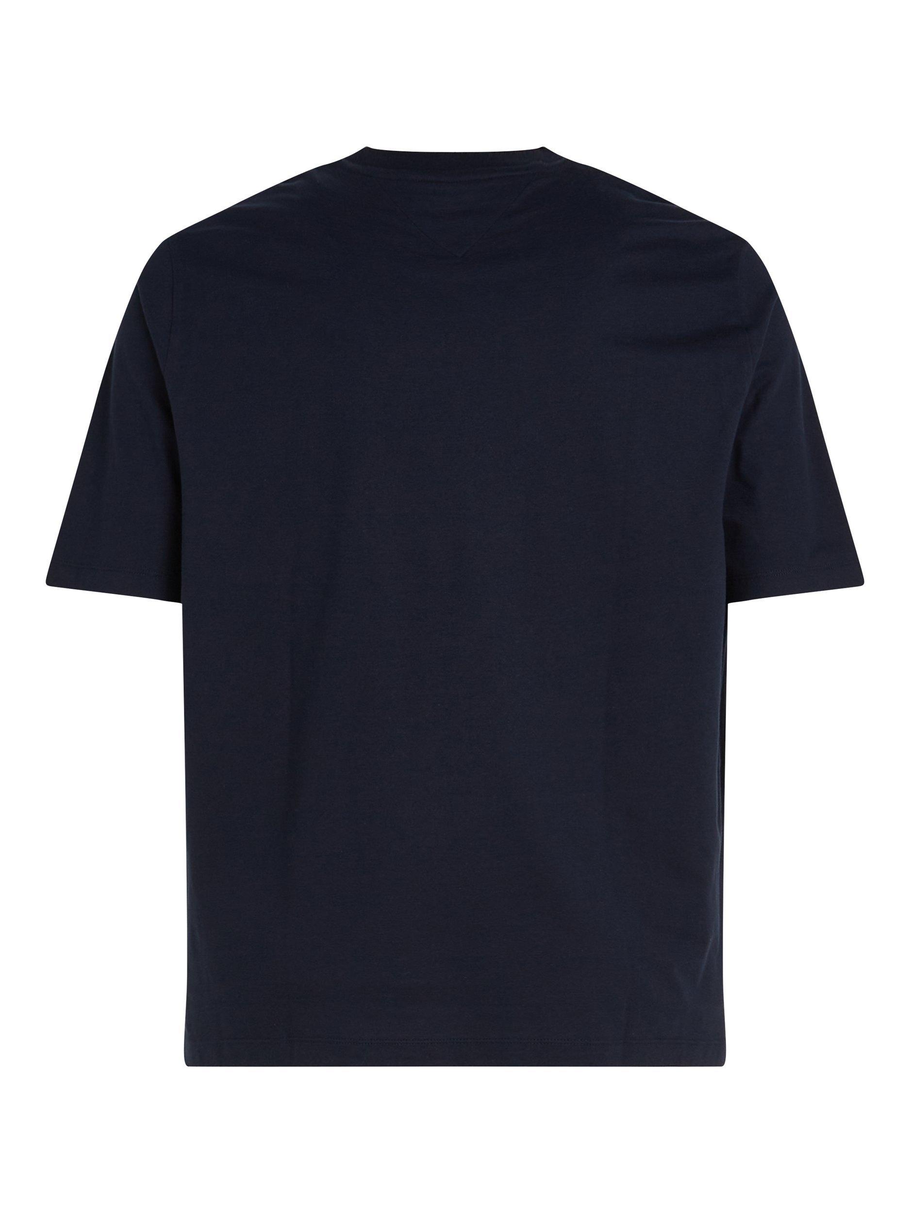 Product image 7 of 7, which shows Tommy Hilfiger Essential Cotton Regular Fit Short Sleeve T-Shirt, Desert Sky, XXXL