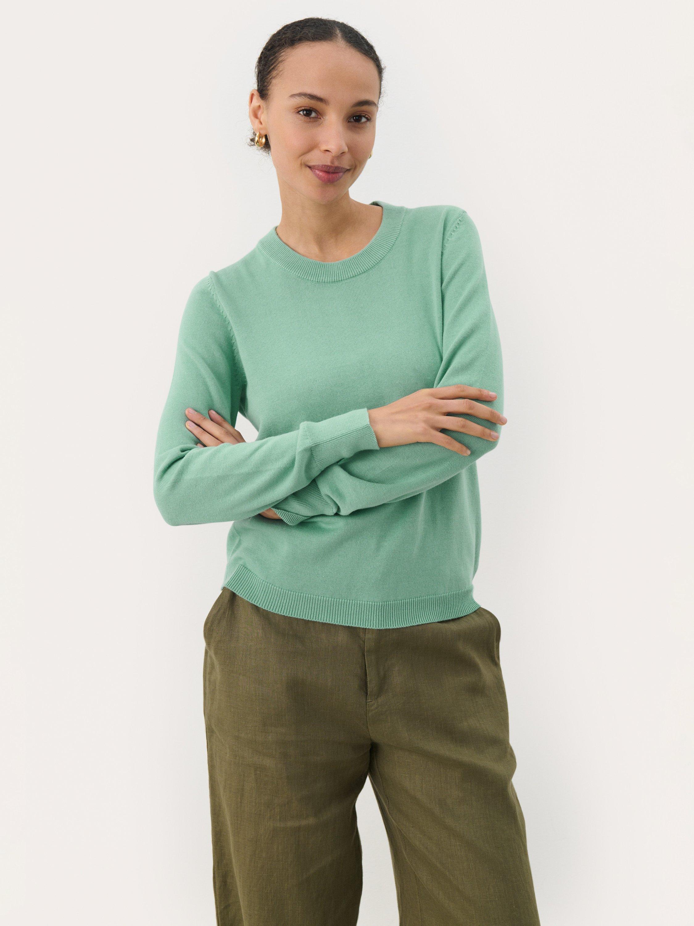 Product image 1 of 6, which shows Part Two Gertie Organic Cotton Jumper, Feldspar, L