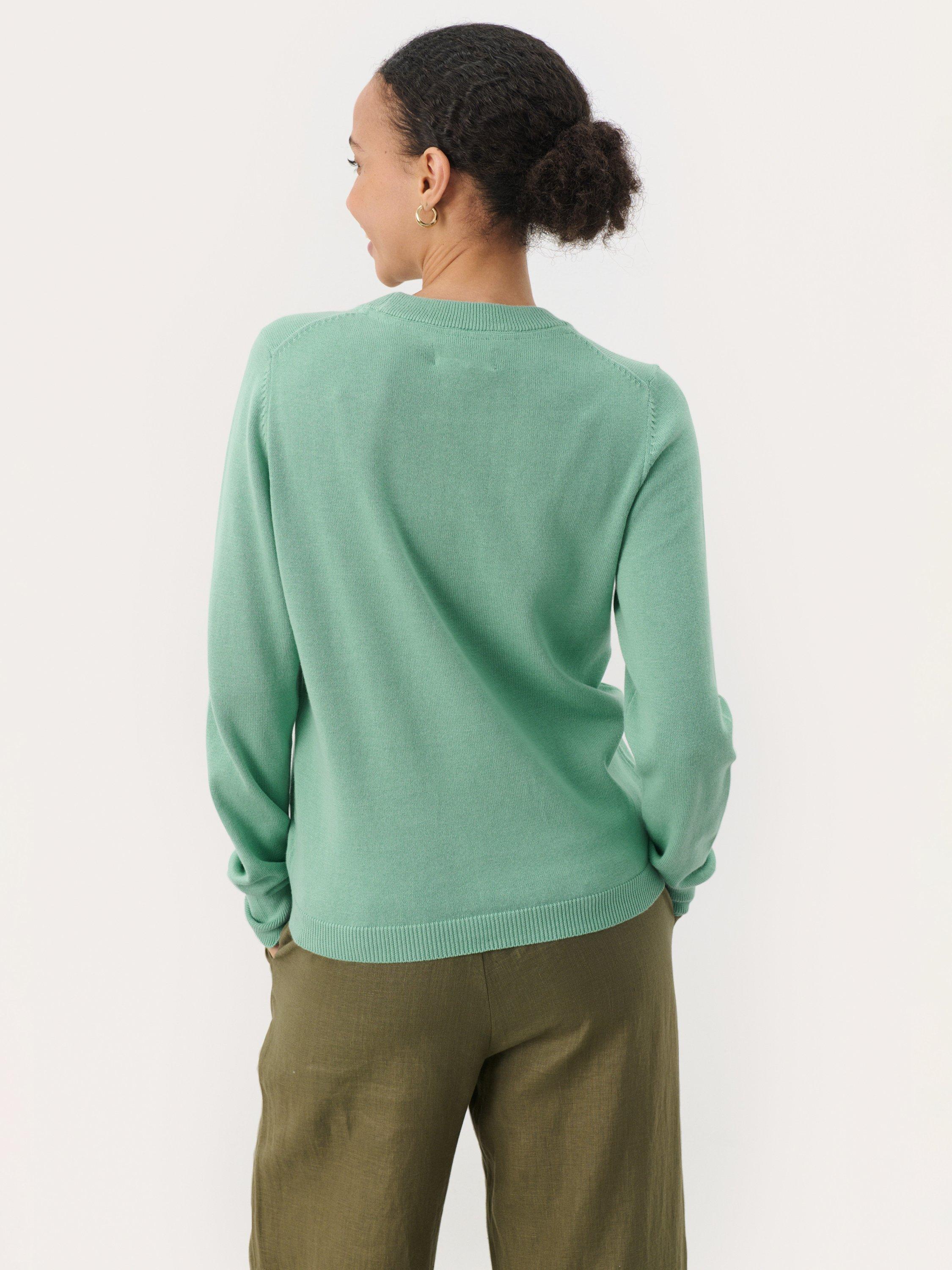 Product image 2 of 6, which shows Part Two Gertie Organic Cotton Jumper, Feldspar, L