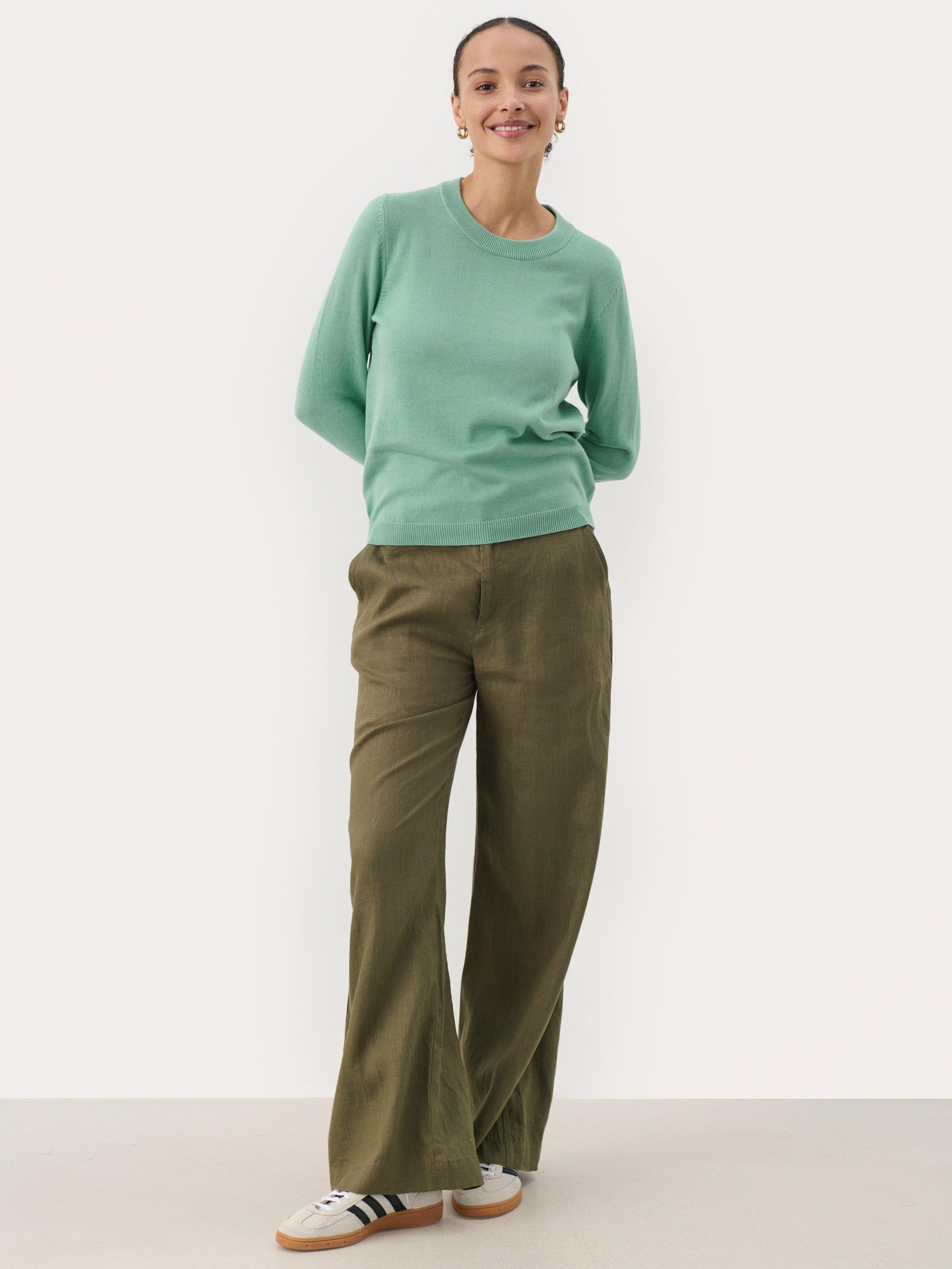Product image 3 of 6, which shows Part Two Gertie Organic Cotton Jumper, Feldspar, L