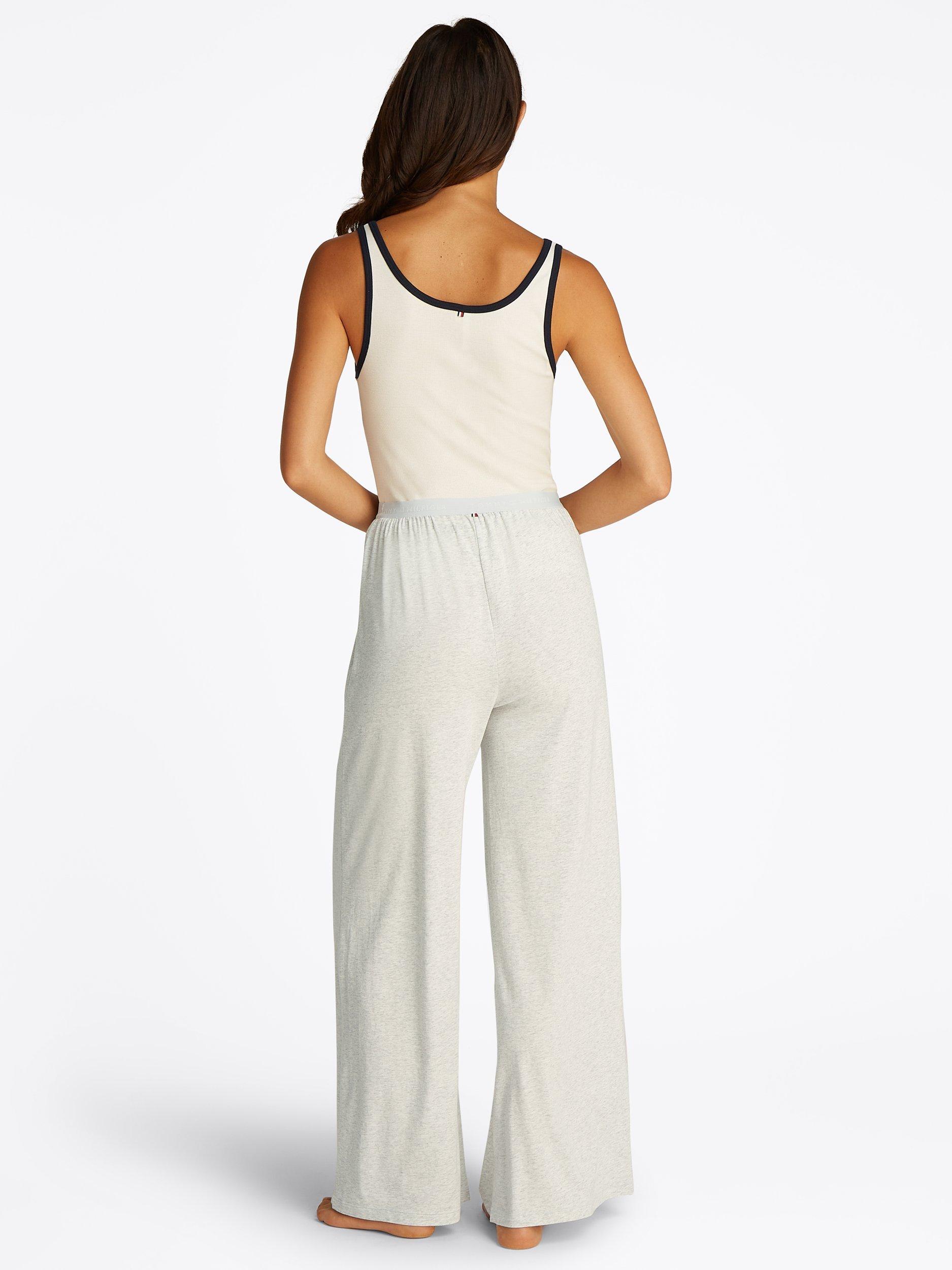 Product image 3 of 5, which shows Tommy Hilfiger Pyjama Trousers, Grey Heather, XS