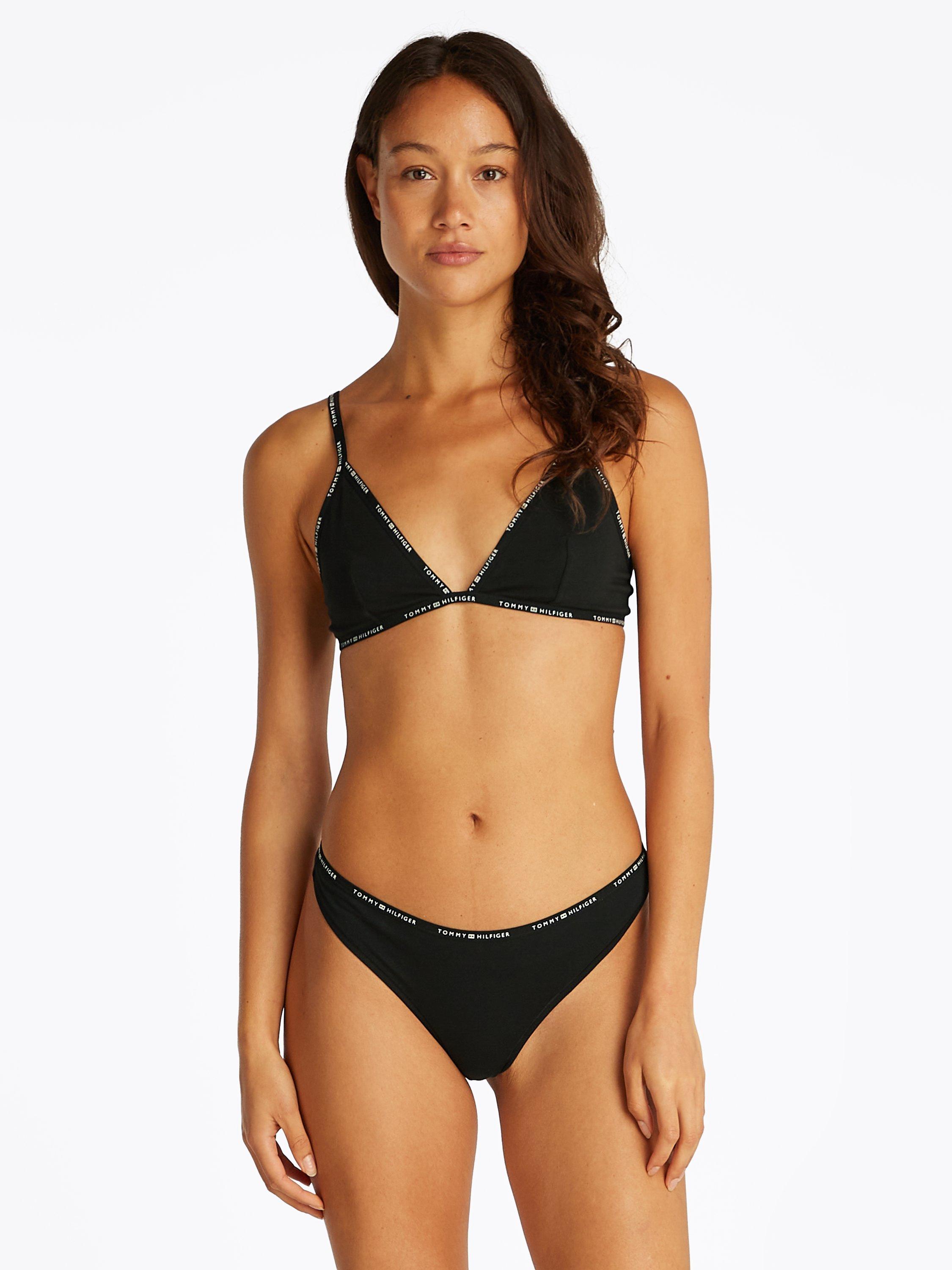 Product image 2 of 4, which shows Tommy Hilfiger Thong, Black, XS