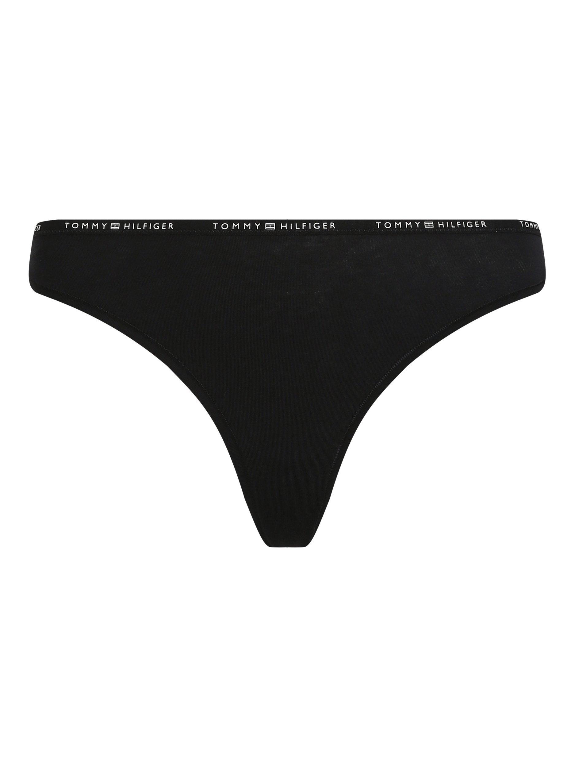 Product image 4 of 4, which shows Tommy Hilfiger Thong, Black, XS