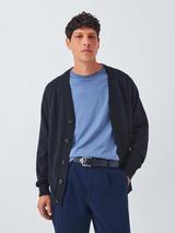 John Lewis Cotton with Cashmere V-Neck Cardigan