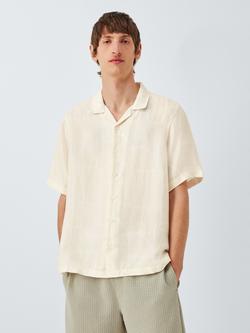 Kin Geometric Pattern Shirt, Pistachio Shell