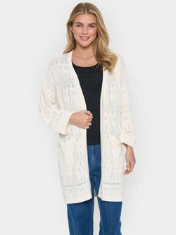 Saint Tropez JoyceSZ Cardigan, White, White