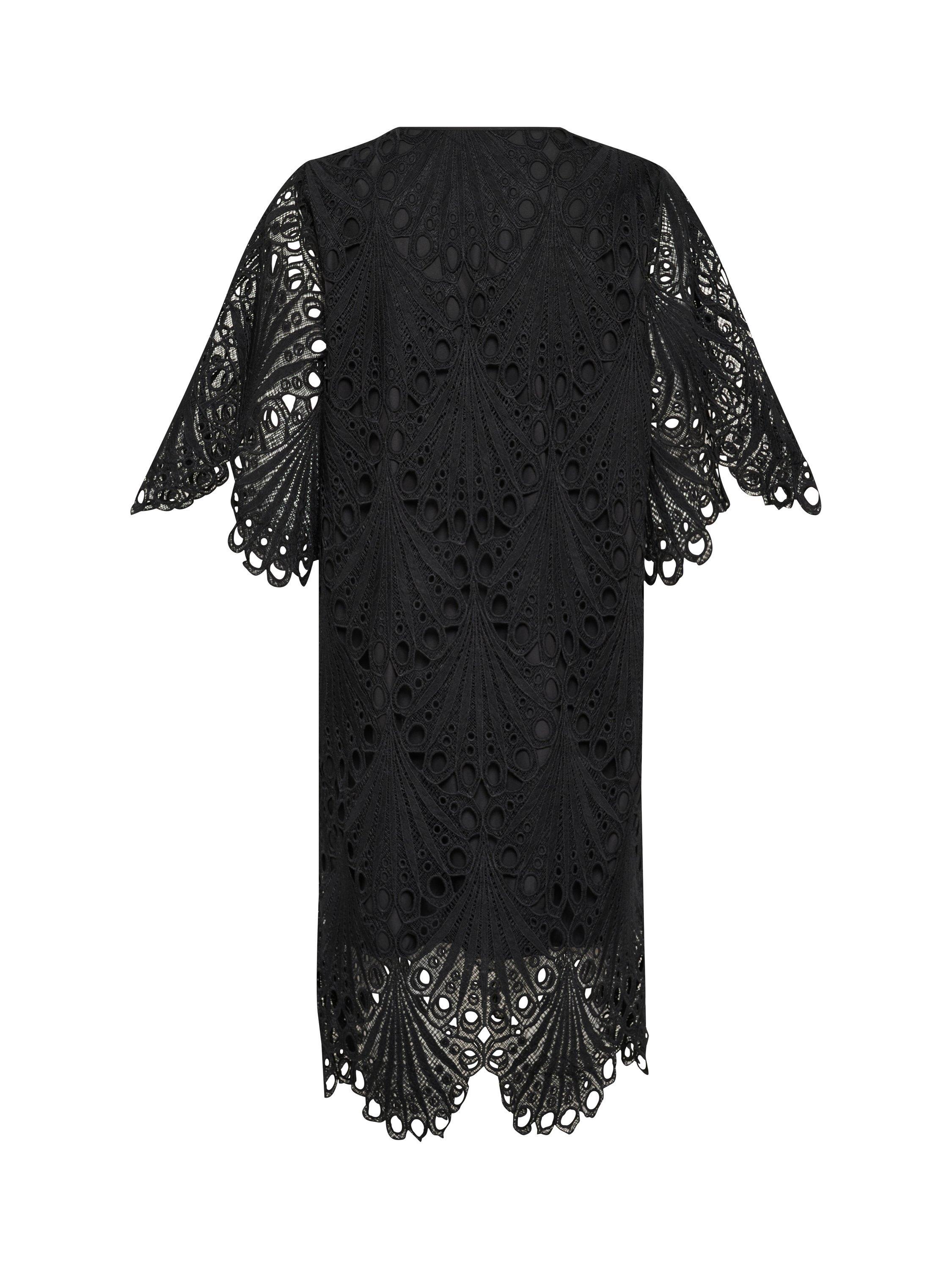 Product image 6 of 6, which shows Saint Tropez Jilianna Scalloped Lace Dress, Black, XS