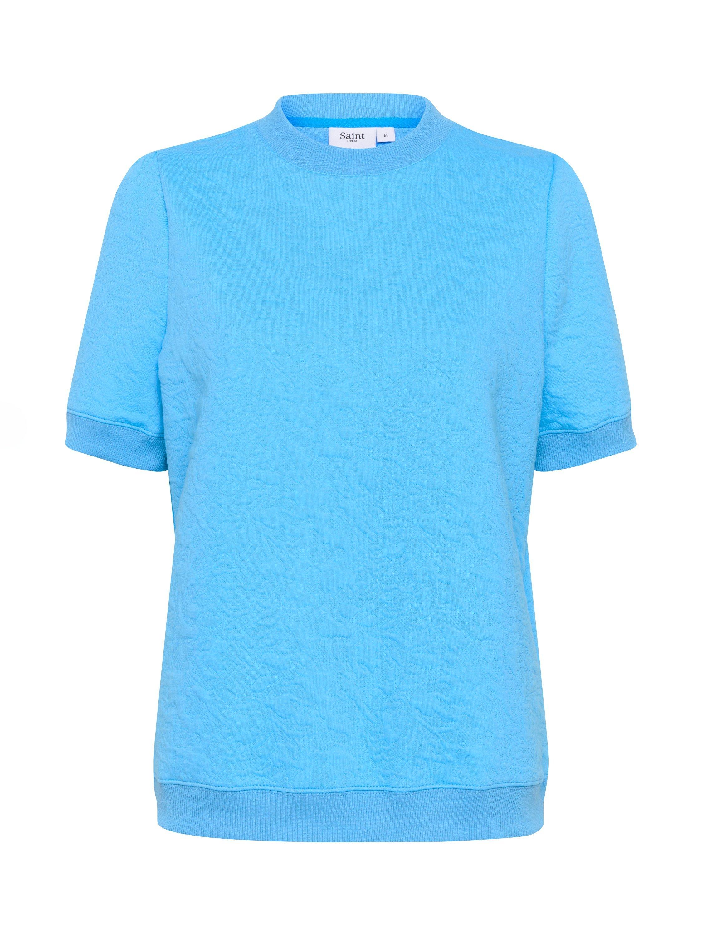 Product image 5 of 6, which shows Saint Tropez Jools Short Sleeve Sweatshirt, Blue, XS
