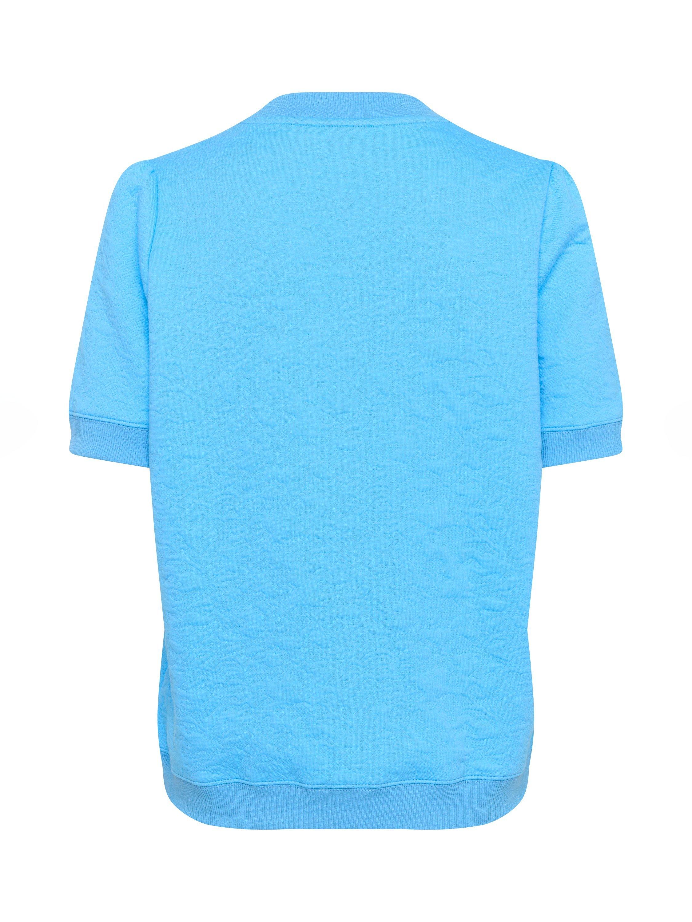 Product image 6 of 6, which shows Saint Tropez Jools Short Sleeve Sweatshirt, Blue, XS